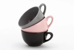 Lite-Body Hermes Soepkom Met Oor - Set Van 6 Stuks - 12 Cm/30 Cl - Aardewerk - Zwart Mat -Kookgerei Koning Verkoop 1200x800 221