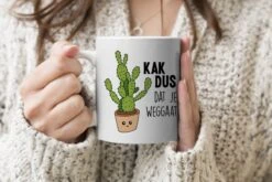 Mok - Koffiemok - Spreuken - Quote - 'Kak Dus Dat Je Weggaat' - Baan - Mokken - 350 ML - Beker - Koffiemokken - Theemok - Mok Met Tekst -Kookgerei Koning Verkoop 1200x800 32