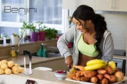 Aardappelstamper | Professioneel | Stamper | Pureestamper | Potato Masher | Pureerder | Stamppot Stamper | Matt Steel | Horizontale Handgreep | Professioneel | Ergonomische Handgreep | Handmatig | Vaatwasserbestendig -Kookgerei Koning Verkoop 1200x800 327