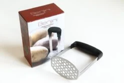 Aardappelstamper | Professioneel | Stamper | Pureestamper | Potato Masher | Pureerder | Stamppot Stamper | Matt Steel | Horizontale Handgreep | Professioneel | Ergonomische Handgreep | Handmatig | Vaatwasserbestendig -Kookgerei Koning Verkoop 1200x800 329