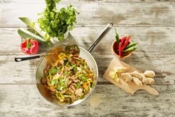 Demeyere Wok - Ø 30 Cm - Vlakke Bodem -Kookgerei Koning Verkoop 1200x800 367