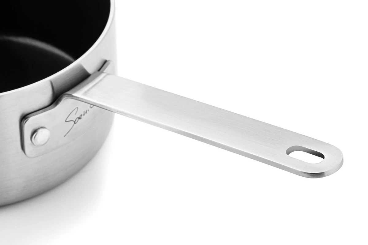 Soenil By ISENVI - Koekenpan Inductie - 28 CM - Keramische Pan - RVS Handgreep 2 Soenil By ISENVI - Koekenpan Inductie - 28 CM - Keramische Pan - RVS Handgreep - Afbeelding 2