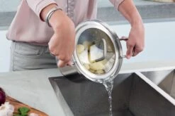 BK Q-linair Master Glas Pannenset - 5-delig - Glazen Deksel - Veilig Afgietsysteem - Inductie -Kookgerei Koning Verkoop 1200x800 449