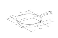 DeBuyer Mineral B Element Koekenpan - Ø 32 Cm -Kookgerei Koning Verkoop 1200x800 483