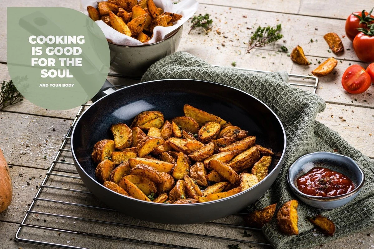 ISENVI Avon Combideal - Keramische Koekenpannen - Ergo Grepen 2 ISENVI Avon Combideal - Keramische Koekenpannen - Ergo Grepen - Afbeelding 2