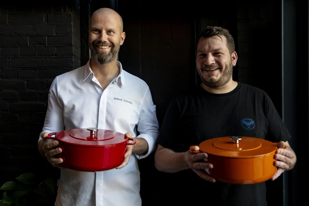 Combekk Sous Chef Gietijzeren Braadpan - 28cm - Rood 4 Combekk Sous Chef Gietijzeren Braadpan - 28cm - Rood - Afbeelding 4