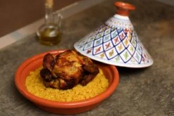 CRAFLAIR ~ Tajine ~ Ø 30 Cm ~ Geschikt Voor Inductie - Adapter ~ Handgemaakt ~ Geglazuurd Keramiek -Kookgerei Koning Verkoop 1200x800 595