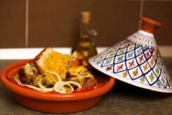 CRAFLAIR ~ Tajine ~ Ø 30 Cm ~ Geschikt Voor Inductie - Adapter ~ Handgemaakt ~ Geglazuurd Keramiek -Kookgerei Koning Verkoop 1200x800 596