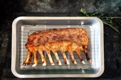 YUGN Braadslede Ovenschaal Braadslee Oven - Braadslede Met Rooster Voor Ovengerechten - Roestvrijstaal En 36x27x7CM - Cadeau Tip -Kookgerei Koning Verkoop 1200x800 620