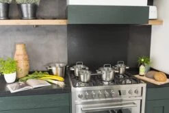 Sola Pannenset Diamond - 4 Delig - Ø 16,16,18,20 Cm - Zilver - RVS - Sandwichbodem -Kookgerei Koning Verkoop 1200x801 27