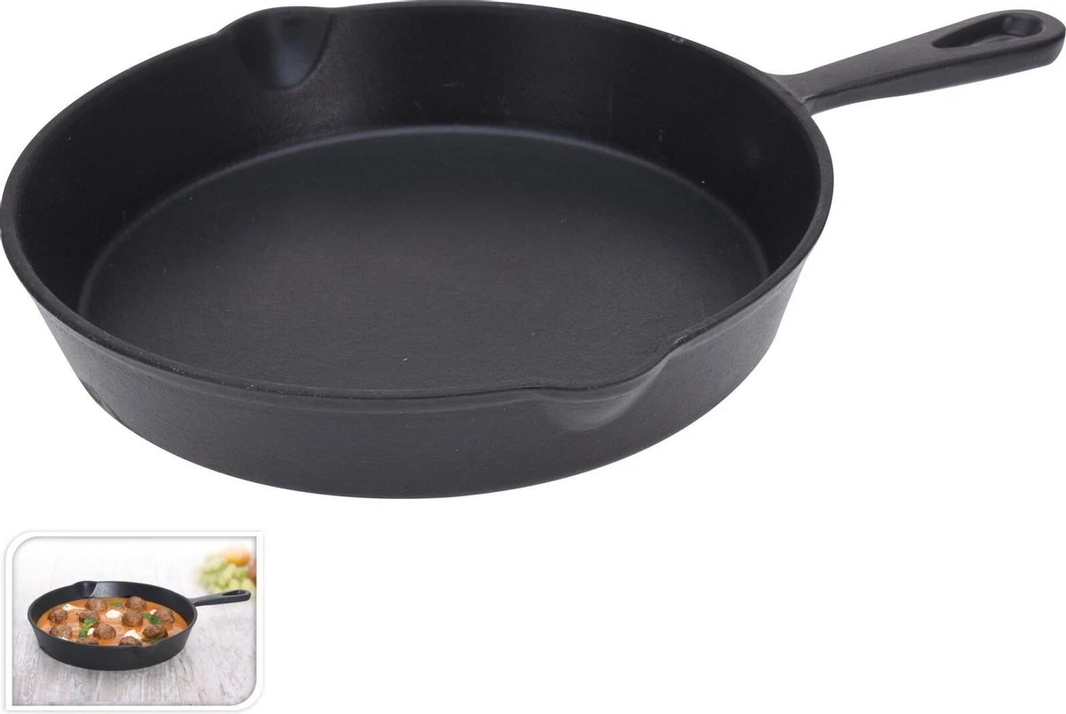 Gietijzeren Pannenset - Cast Iron Skillets - BBQ Skilletset 2 Gietijzeren Pannenset - Cast Iron Skillets - BBQ Skilletset - Afbeelding 2