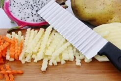 Merkloos Multifunctioneel Keuken Kartelmes - Frietsnijder – RVS – EPIN 3D