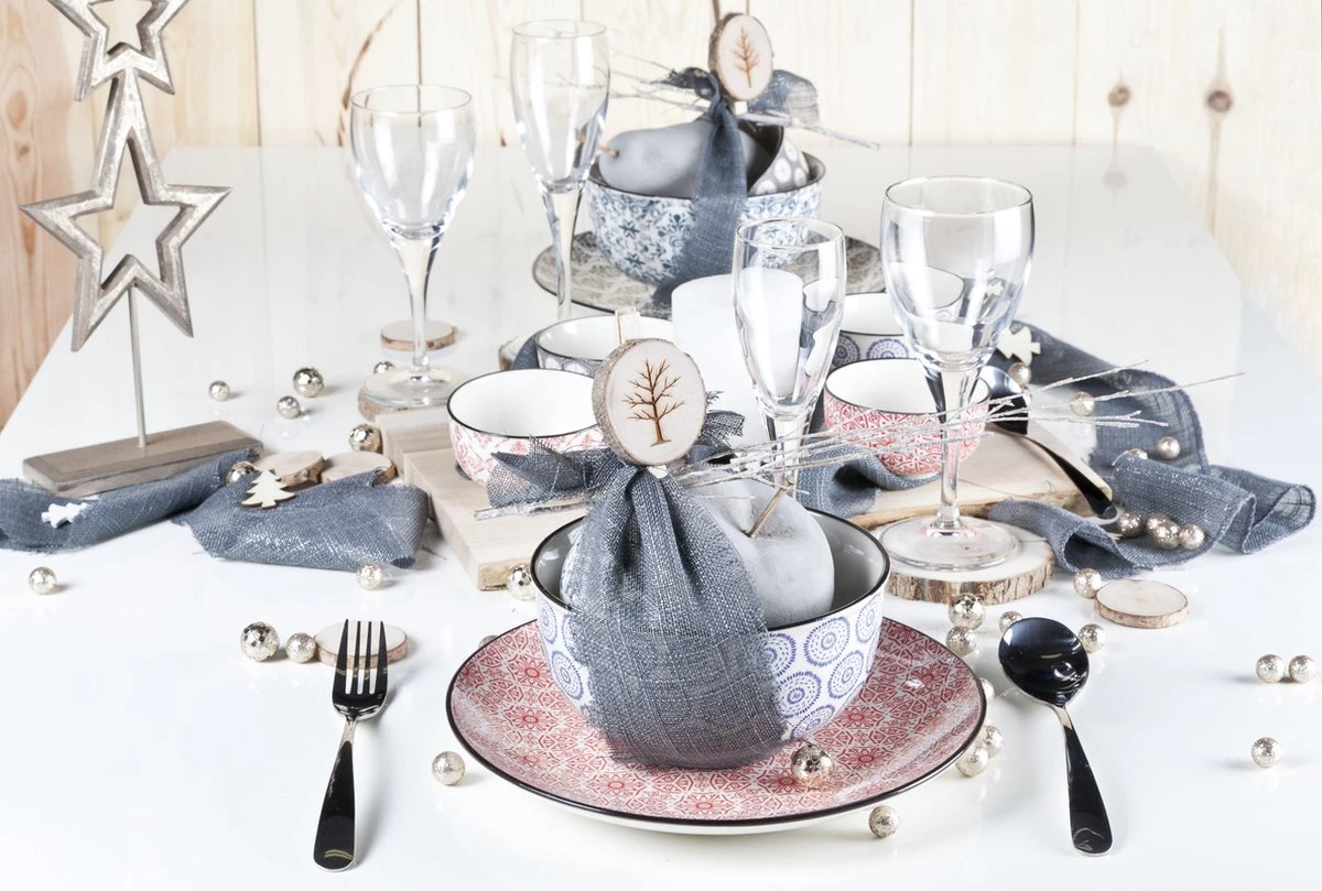 Cosy&Trendy Delirio Ontbijtbord - Ø 19 Cm - Set-6 2 Cosy&Trendy Delirio Ontbijtbord - Ø 19 Cm - Set-6 - Afbeelding 2