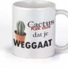 Cadeau Mok - Collega - Afscheid - Kak Dus Dat Je Weggaat - Grappige Beker - 300 Ml - Mok Met Tekst - Stagiare Weggaan - Verlaten | Cadeaumok Met Tekst Bedrukt