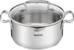 Tefal Duetto+ Pannenset -10 Delig- 5 Pannen - Kookpannenset - Zilver - Afdruipdeksels 17 Tefal Duetto+ Pannenset -10 Delig- 5 Pannen - Kookpannenset - Zilver - Afdruipdeksels -Kookgerei Koning Verkoop 1200x816 4