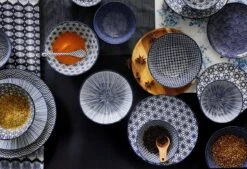 Set Van 4 Gebaksborden - 16 Cm. - Nippon Blue - Tokyo Design Studio -Kookgerei Koning Verkoop 1200x819 8