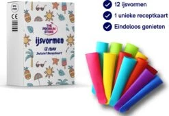 Siliconen IJslolly Vormpjes (12 Stuks) - IJsvormpjes - XL - Extra Kleuren - IJs Maken - Vaatwasser Bestendig - BPA Vrij - Met Receptkaart 11 Siliconen IJslolly Vormpjes (12 Stuks) - IJsvormpjes - XL - Extra Kleuren - IJs Maken - Vaatwasser Bestendig - BPA Vrij - Met Receptkaart -Kookgerei Koning Verkoop 1200x823 12