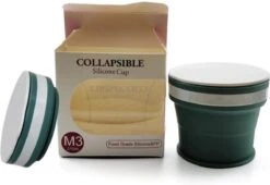 HK-Goodies - Opvouwbare Beker - Koffiebeker To Go- Herbruikbaar - Wasbaar - 170 ML - Beker To Go - Groen -Kookgerei Koning Verkoop 1200x826