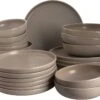 Palmer Serviesset Sandy Loam Stoneware 6-persoons 24-delig Grijs