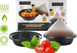 CUILINA Tajine Ø 30 Cm Geschikt Voor Alle Kookplaten, Inclusief Inductie. -Kookgerei Koning Verkoop 1200x831 12