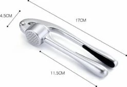 Round Limited® Knoflookpers - Roestvrijstaal - RVS Knoflookpers - Kwalitatief - Handmatig - Vaatwasser Bestendig -Kookgerei Koning Verkoop 1200x831 5