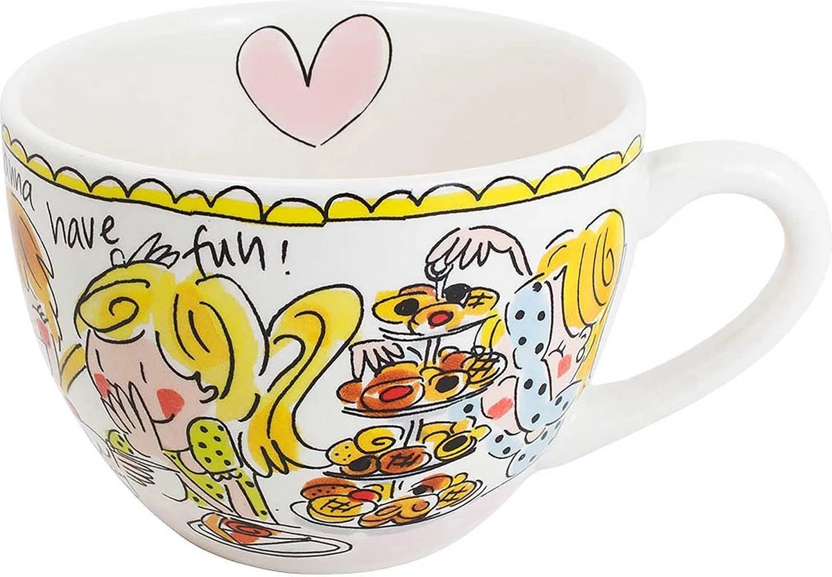 Blond Amsterdam - Even Bijkletsen - Kop - Roze - Hart - 0,35L 1 Blond Amsterdam - Even Bijkletsen - Kop - Roze - Hart - 0,35L