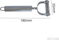 ESTARK® Dunschiller - Julienne & Groenteschiller - Groentesnijder - Uiensnijder - Spiraalsnijder - Juliennerasp - Juliennesnijder - Sliertensnijder - Multifunctionele Groenten Schiller Aardappel Schiller - Dunschiller RVS 19 ESTARK® Dunschiller - Julienne & Groenteschiller - Groentesnijder - Uiensnijder - Spiraalsnijder - Juliennerasp - Juliennesnijder - Sliertensnijder - Multifunctionele Groenten Schiller Aardappel Schiller - Dunschiller RVS -Kookgerei Koning Verkoop 1200x833 2
