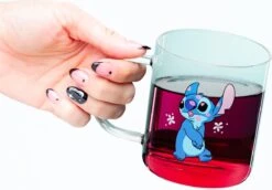 Disney - Stitch - Glazen Theemok - Transparant Met Opdruk - 330ml 6 Disney - Stitch - Glazen Theemok - Transparant Met Opdruk - 330ml -Kookgerei Koning Verkoop 1200x835