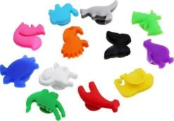 Glasmarkers Dieren 12 Stuks