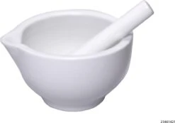 Svenska Living Vijzel Met Stamper - Wit - Keramiek - D8 Cm -Kookgerei Koning Verkoop 1200x840 20