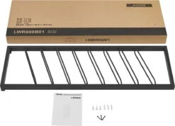 IN.HOMEXL Brickk Hangend Wijnrek - Industrieel Flessenrek - Minimalistisch - Zwart - Metaal - Voor 8 Wijnflessen - 40 X 7 X 120 Cm -Kookgerei Koning Verkoop 1200x867 13