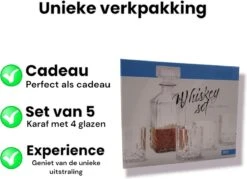 Whiskey Set - Whiskey Karaf - Whiskey Glazen - Karaf - Met 4 Glazen 13 Whiskey Set - Whiskey Karaf - Whiskey Glazen - Karaf - Met 4 Glazen -Kookgerei Koning Verkoop 1200x870 16