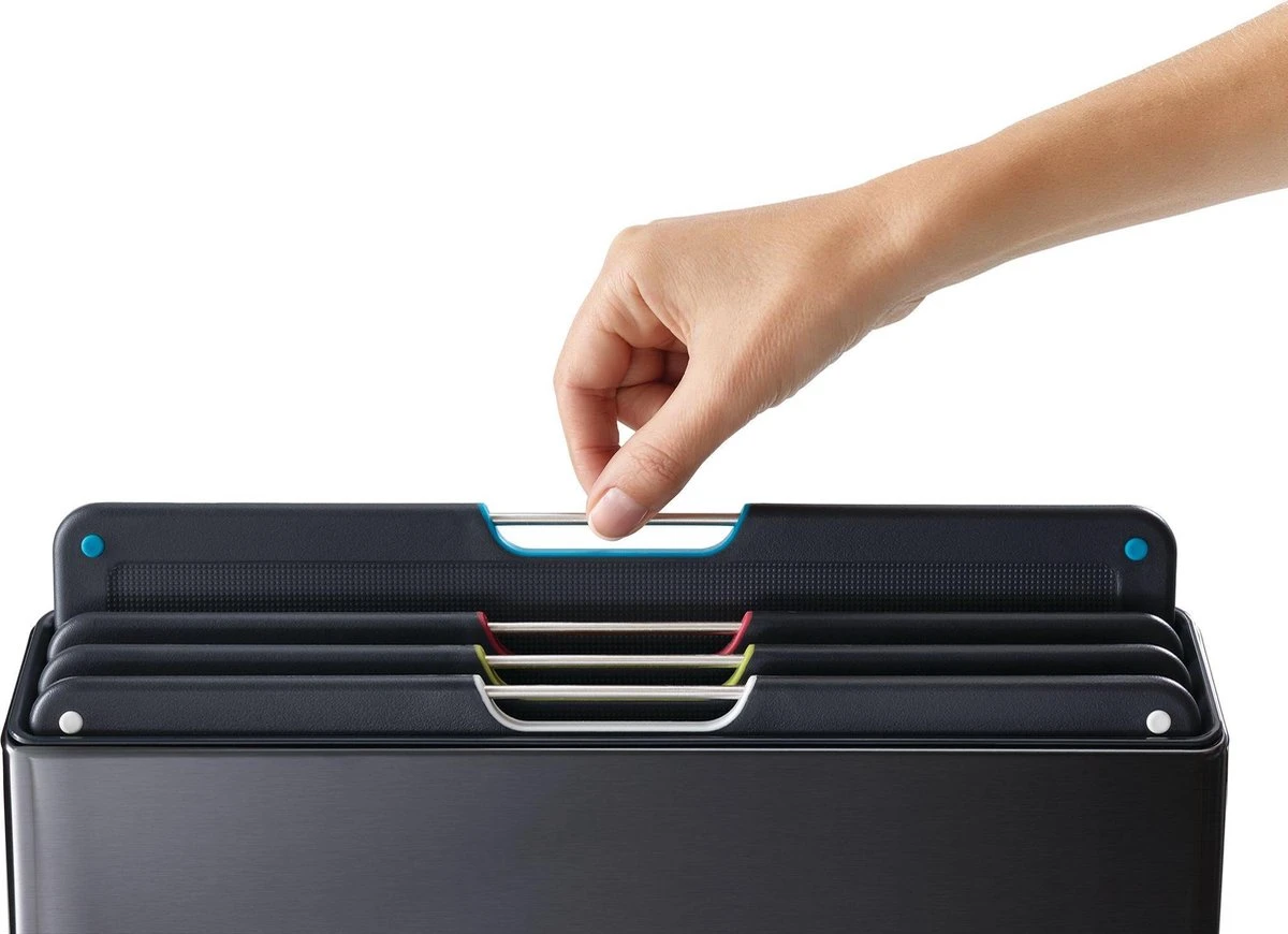 Joseph Joseph JosephJoseph - Folio - Steel - Snijplank - In Houder - Groot - Set Van 5 Stuks - Zwart 9 Joseph Joseph JosephJoseph - Folio - Steel - Snijplank - In Houder - Groot - Set Van 5 Stuks - Zwart - Afbeelding 9