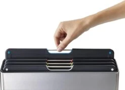 Joseph Joseph JosephJoseph - Folio - Steel - Snijplank - In Houder - Groot - Set Van 5 Stuks - Zilver -Kookgerei Koning Verkoop 1200x870 4