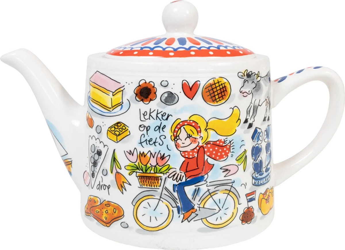Theepot - Typisch Nederlands - Hollandse Cadeautjes - Holland Souvenir 1 Theepot - Typisch Nederlands - Hollandse Cadeautjes - Holland Souvenir