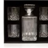 BrandY Whiskey Set In Luxe Geschenkdoos Met 1 Whiskey Karaf En 4 Whiskey Glazen