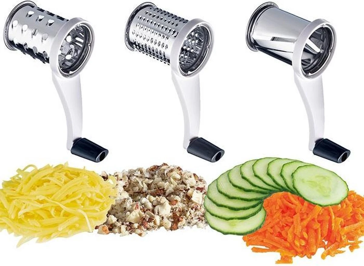 Westmark Trio Trommelrasp - Kunststof 3 Westmark Trio Trommelrasp - Kunststof - Afbeelding 3