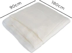 Kaasdoek - Neteldoek Ongebleekt - Passeerdoek - Zeefzak - 180x90cm - Katoen 9 Kaasdoek - Neteldoek Ongebleekt - Passeerdoek - Zeefzak - 180x90cm - Katoen -Kookgerei Koning Verkoop 1200x886 1