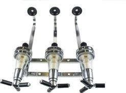 United Entertainment - Bar Butler Flessenhouder Wandmontage Voor 3 Flessen, Cocktail Drankdispenser Voor Man Cave Thuisbar Keuken, 23x11x36 Cm -Kookgerei Koning Verkoop 1200x887 9