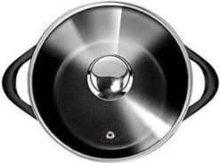 Smile - 8 Delige Pannenset - Antiaanbaklaag - Vaatwasser Bestendig - Geschikt Voor Iedere Kookplaat - MGK-18 - Zwart -Kookgerei Koning Verkoop 1200x889 17