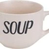 Cosy&Trendy Soepkom 'Soup' Met Een Oor - 51 Cl - Crème - Set-6