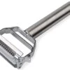 IGOODS Dunschiller Roestvrijstalen 2-in-1 Julienne Dunschiller Perfect Voor Wortel Aardappel Meloen Gadget Groente Fruit
