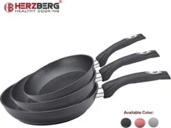 Herzberg HG-FP3: 3-Delige Koekenpan Van Gesmeed Aluminium 20/24/28 - ZILVER 14 Herzberg HG-FP3: 3-Delige Koekenpan Van Gesmeed Aluminium 20/24/28 - ZILVER -Kookgerei Koning Verkoop 1200x898 18