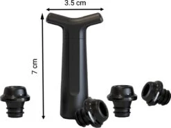 YUGN Wijn Vacuumpomp Wijnstopper Vacuum - Wijn Stopper Flessenstop Met 4 Vacuüm Wijndoppen - Wijndop Met Timer - Cadeau Tip -Kookgerei Koning Verkoop 1200x898 27