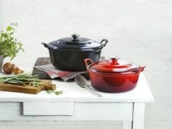 Le Creuset Braadpan Faitout Tradition Kersenrood - ø 24 Cm / 3 Liter -Kookgerei Koning Verkoop 1200x898 9