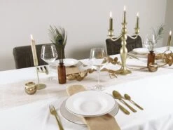 LeRijn® Serviesset Deventer 12 Persoons - 36 Delig - Licht Crème Wit Met Gouden Rand En Motief - Dinerborden - Soepborden - Dessertborden - Borden Servies - Bordenset -Kookgerei Koning Verkoop 1200x899 11
