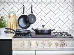 GreenChef Diamond Koekenpannenset Ø 20cm + Ø 28cm - Zwart - Inductie - PFAS-vrij 25 GreenChef Diamond Koekenpannenset Ø 20cm + Ø 28cm - Zwart - Inductie - PFAS-vrij -Kookgerei Koning Verkoop 1200x899 111