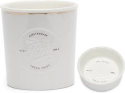 Riviera Maison Friet- En Sausbakje Set Rond - RM Fresh Fries & Sauce Bowl - Porselein - Wit - 2 Stuks