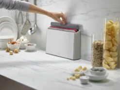 Joseph Joseph JosephJoseph - Snijplank - In Houder - Set Van 3 Stuks - Grijs -Kookgerei Koning Verkoop 1200x900 250