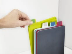 Joseph Joseph JosephJoseph - Index - Mini - Snijplank In Houder - Set Van 5 Stuks - Zilver -Kookgerei Koning Verkoop 1200x900 253